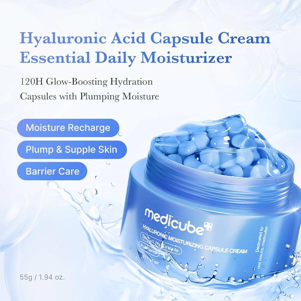 Medicube Hyaluronic Moisturizing Capsule Cream 55g by Medicube – Lotion & Cream