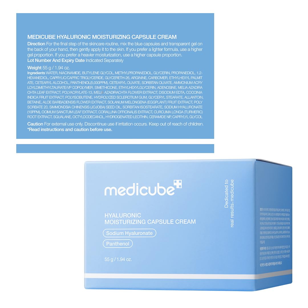 Medicube Hyaluronic Moisturizing Capsule Cream 55g by Medicube – Lotion & Cream