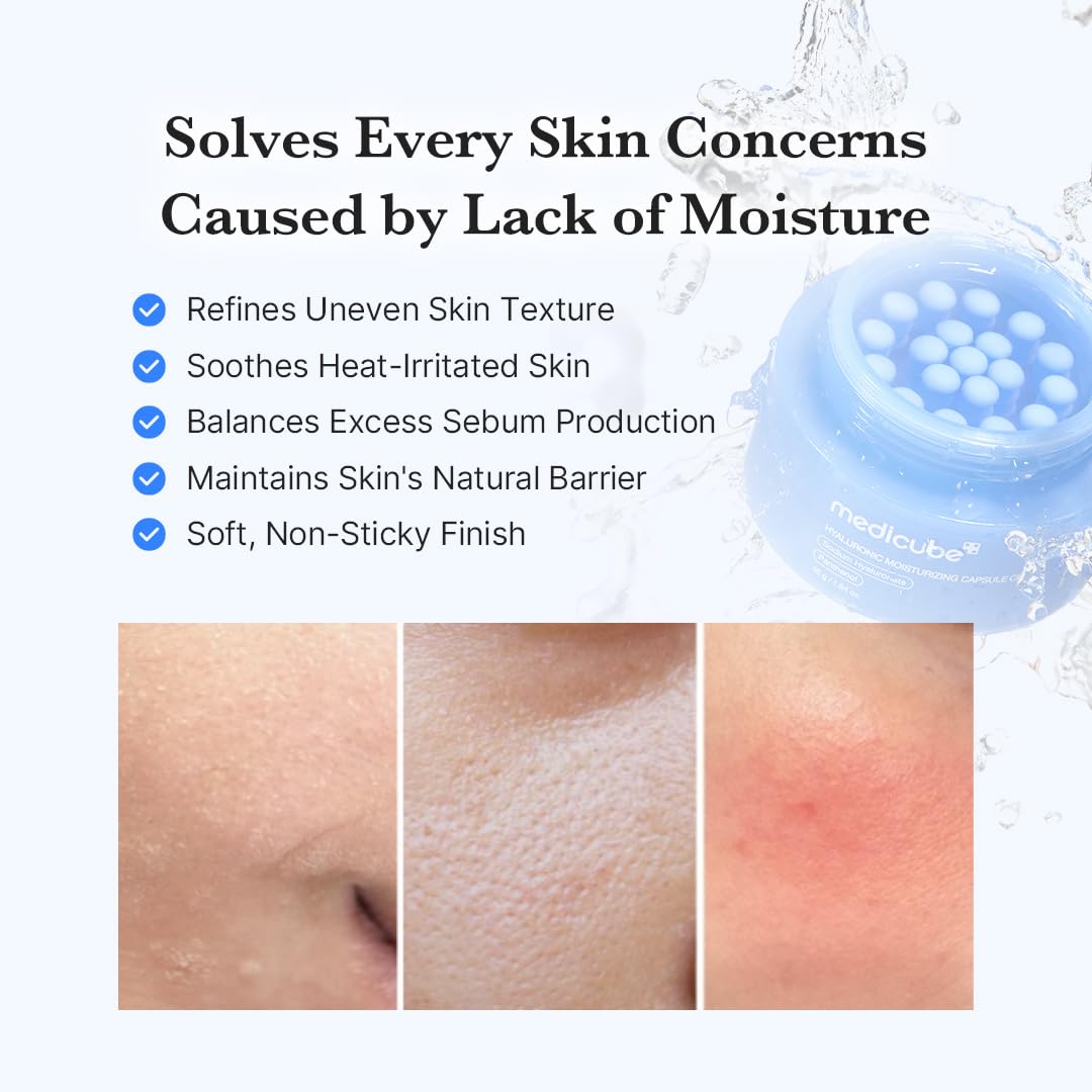 Medicube Hyaluronic Moisturizing Capsule Cream 55g by Medicube – Lotion & Cream