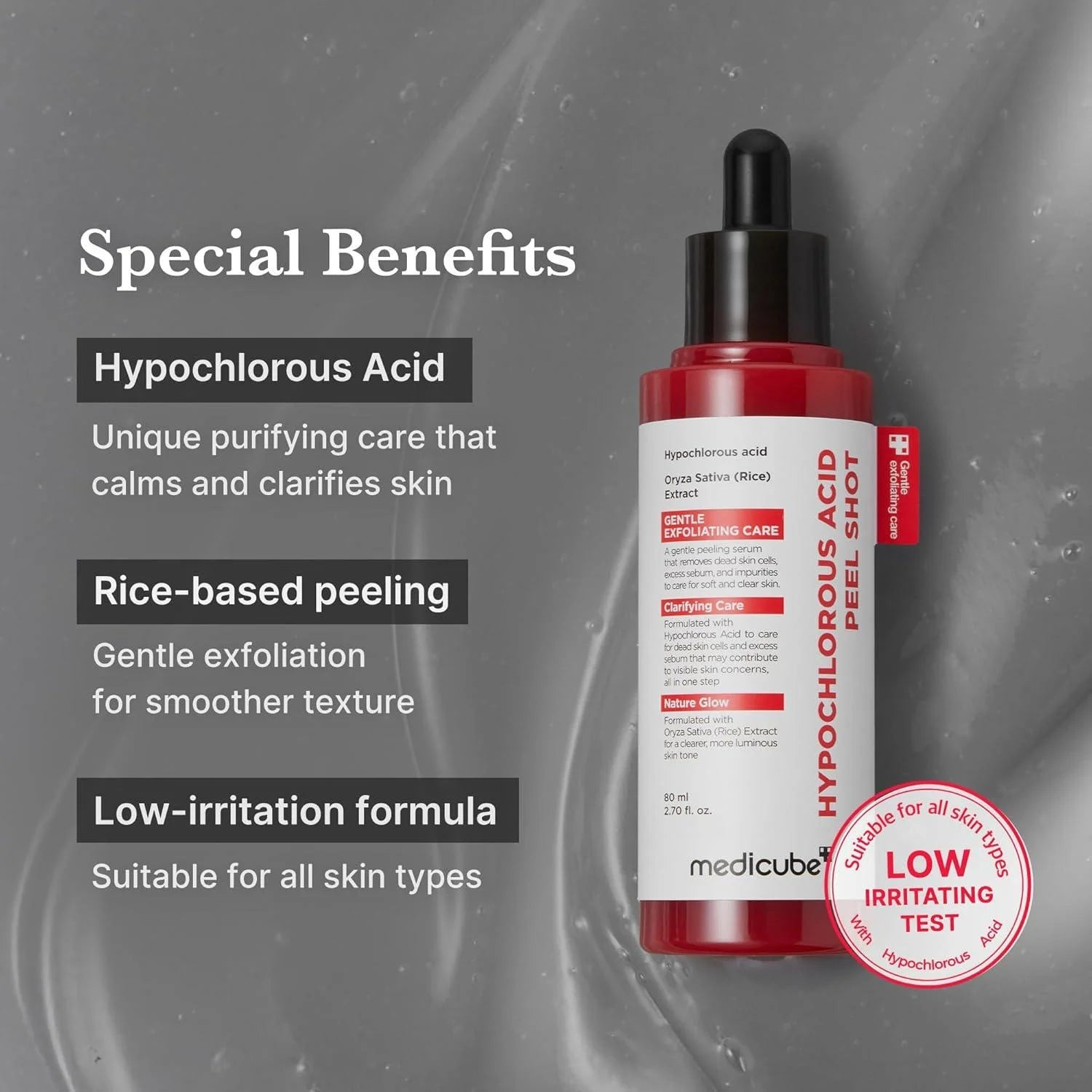 Medicube Hypochlorous Acid Peel Shot 80ml by Medicube – Facial Exfoliator