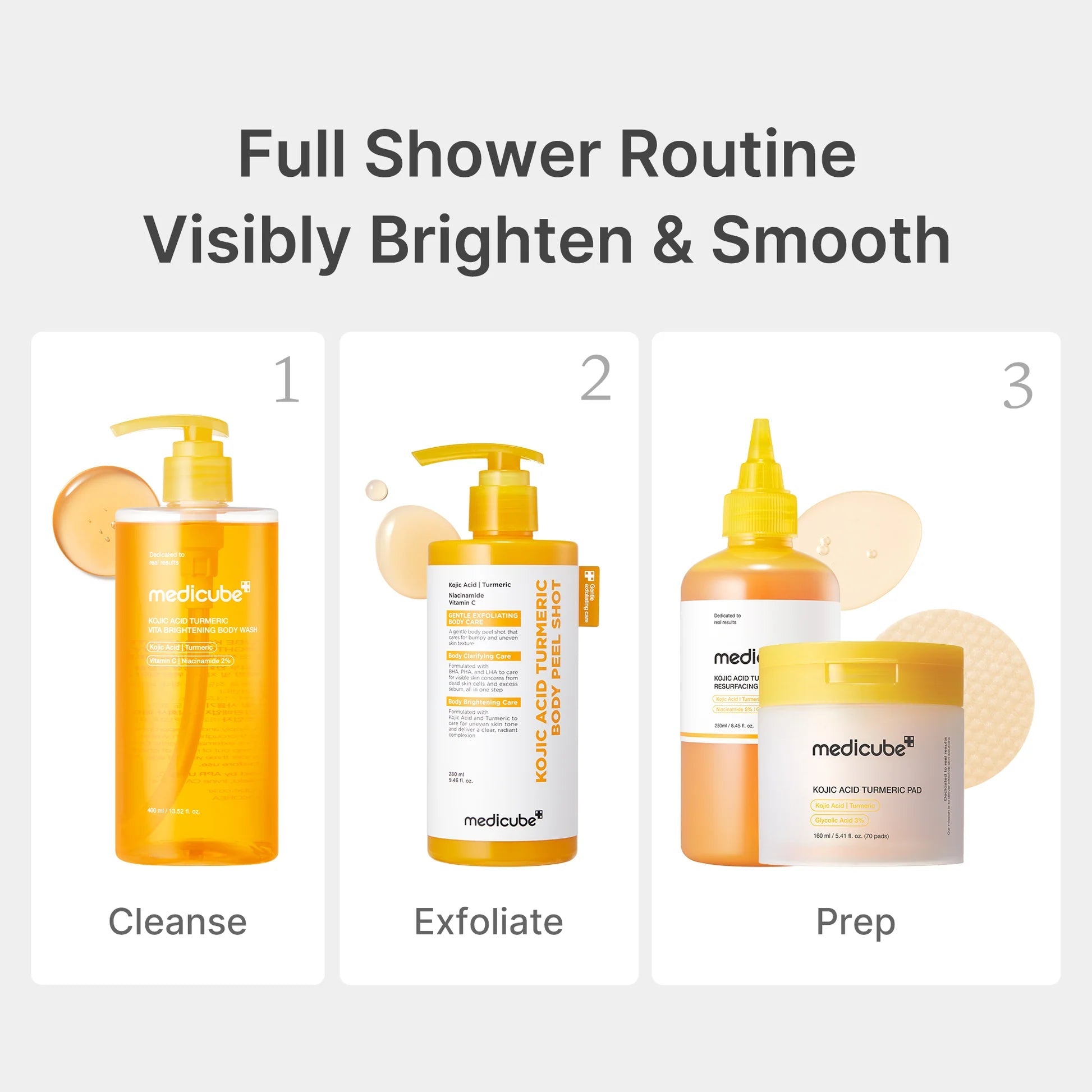 Medicube Kojic Acid Turmeric Brightening Body Wash 400ml by Medicube – Body Wash