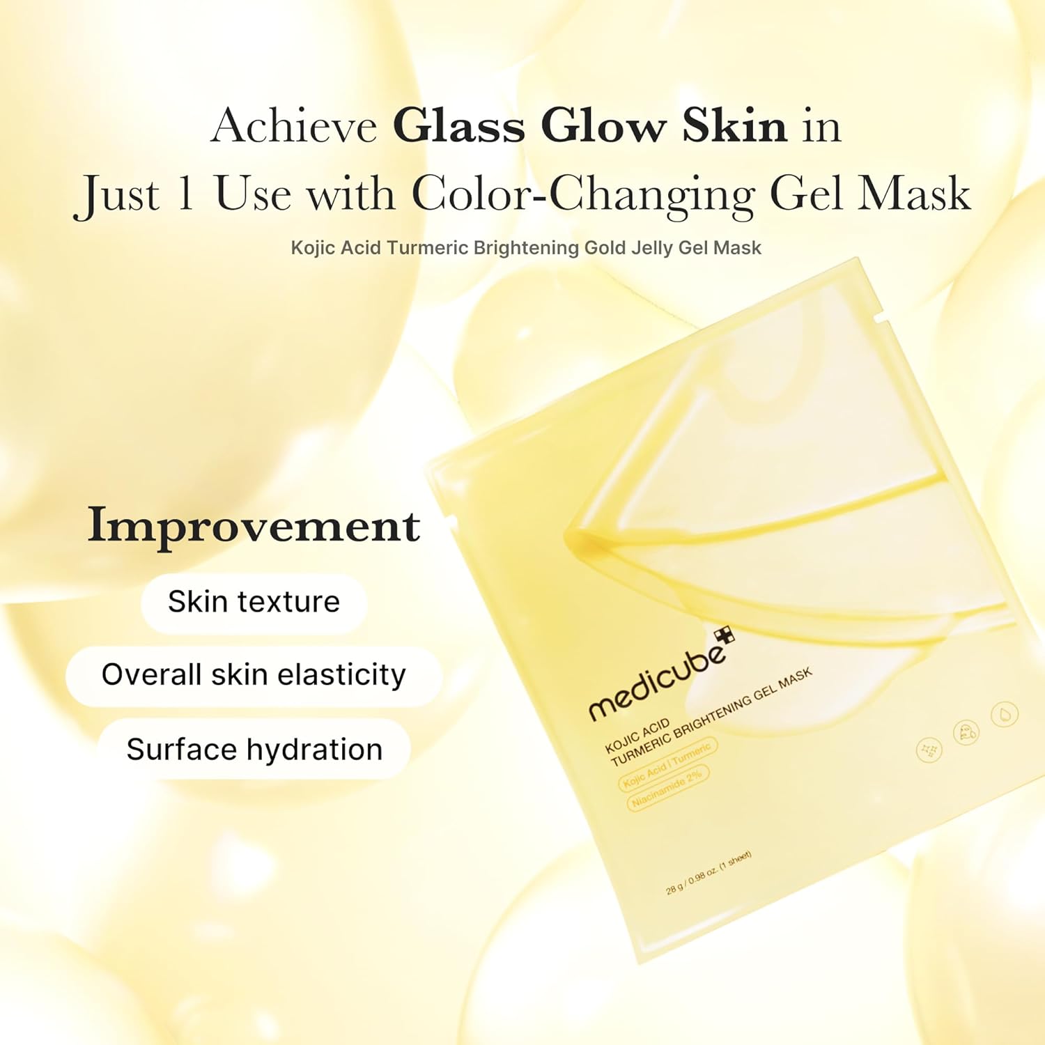 Medicube Kojic Acid Turmeric Brightening Gel Mask by Medicube – Wrapping Mask