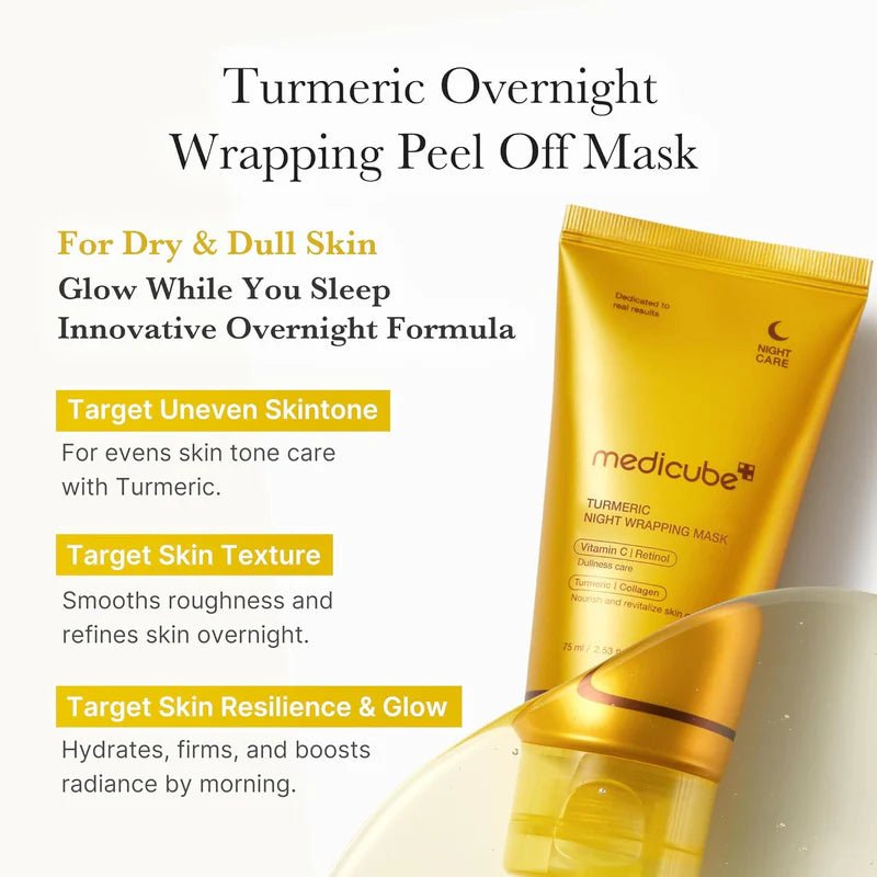 Medicube Kojic Acid Turmeric Night Wrapping Mask 75ml by Medicube – Wrapping Mask