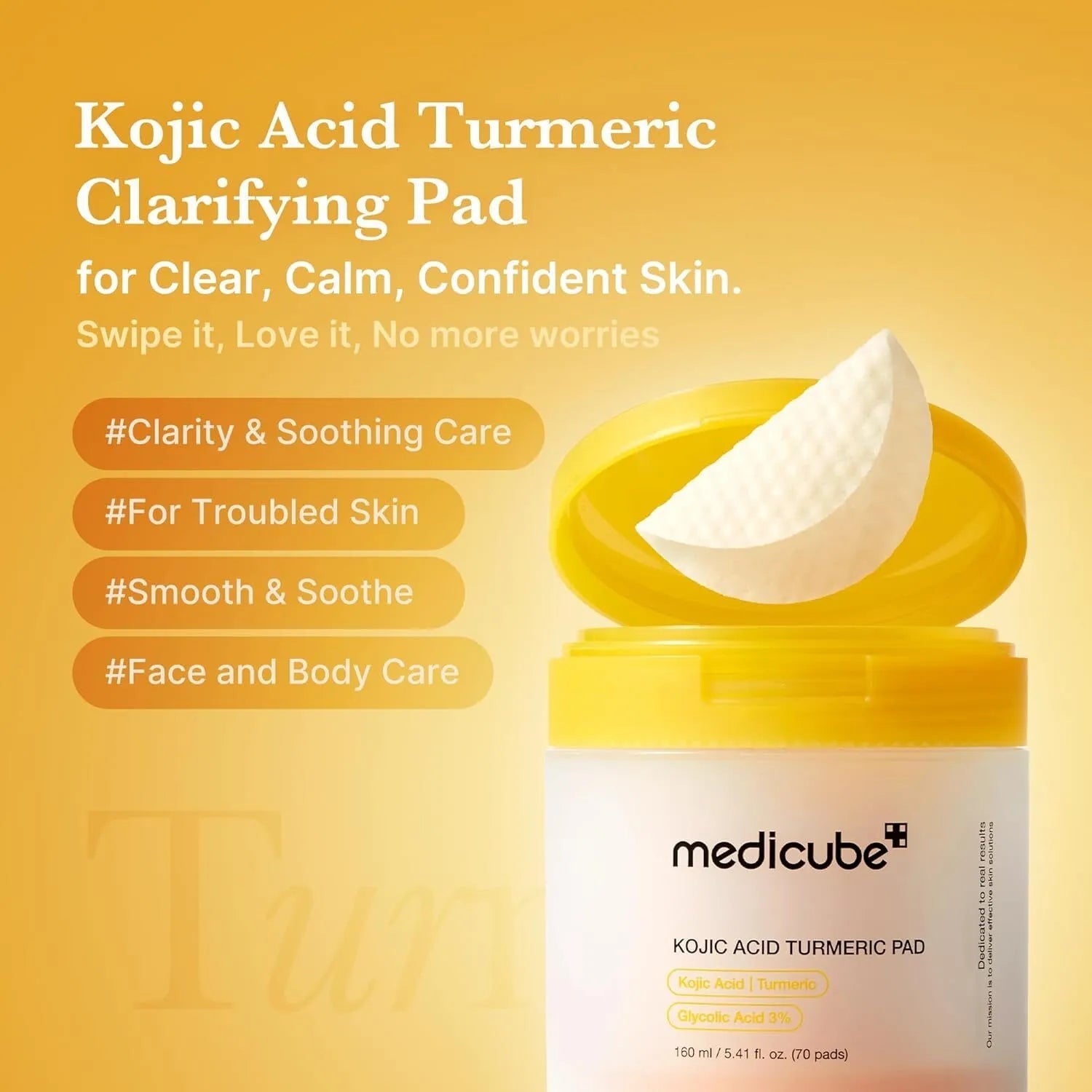 Medicube Kojic Acid Turmeric Pad 70ea by Medicube – Toner Pads