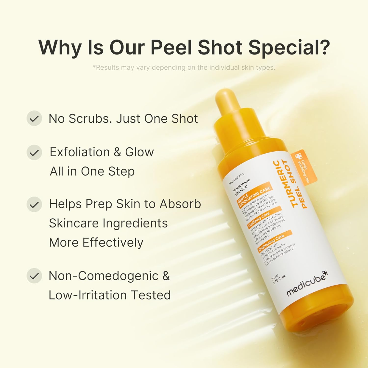 Medicube Kojic Acid Turmeric Peel Shot 80ml by Medicube – Serum & Ampoule