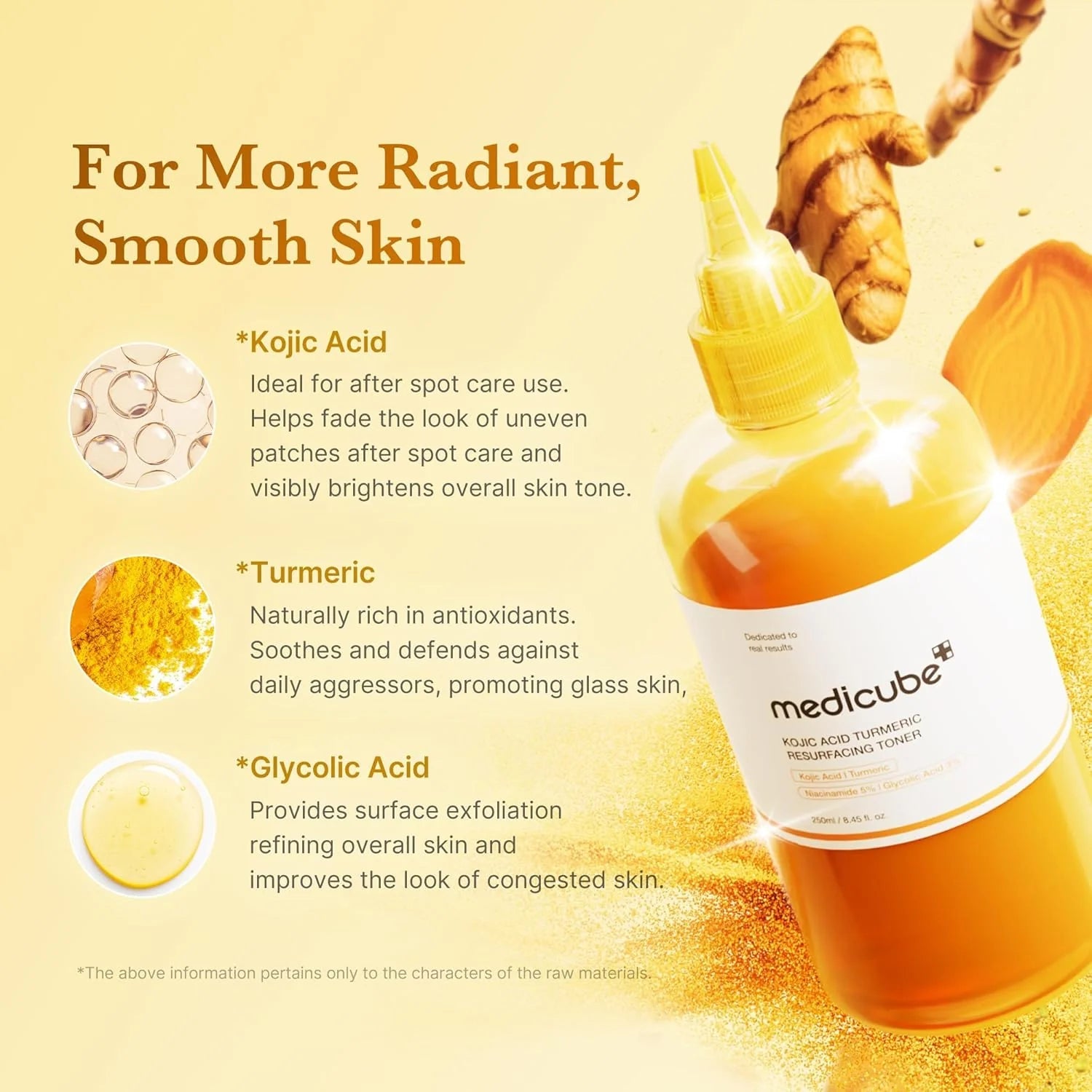 Medicube Kojic Acid Turmeric Resurfacing Toner 250ml by Medicube – Toner & Essence