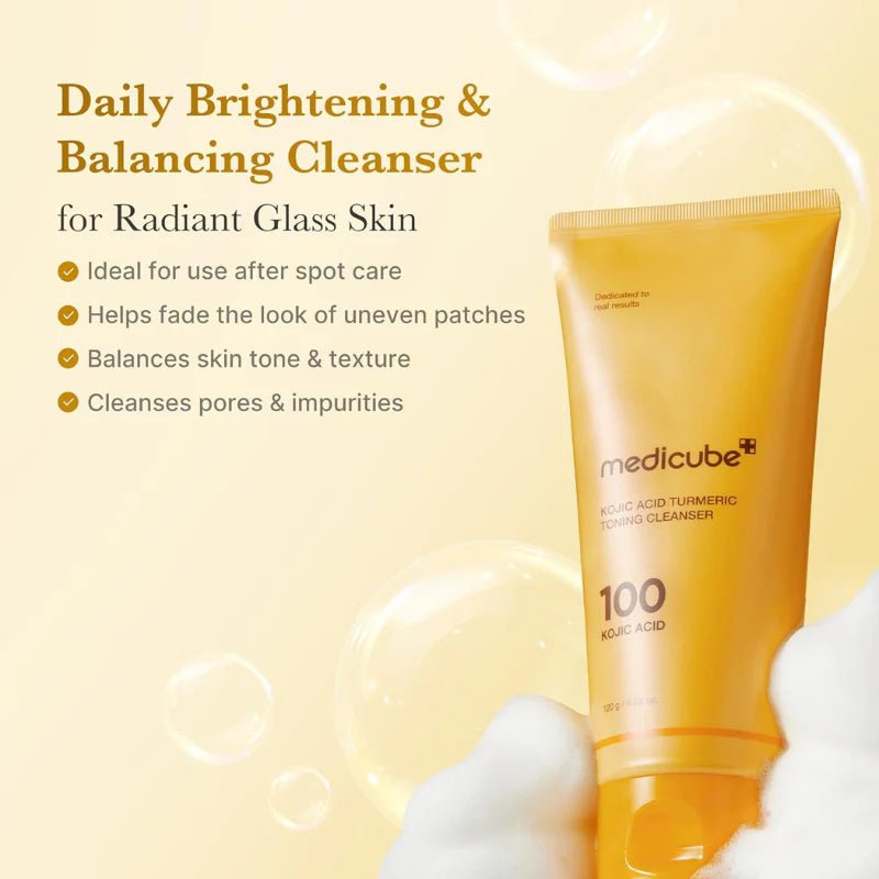 Medicube Kojic Acid Turmeric Toning Cleanser 120g by Medicube – Facial Cleanser