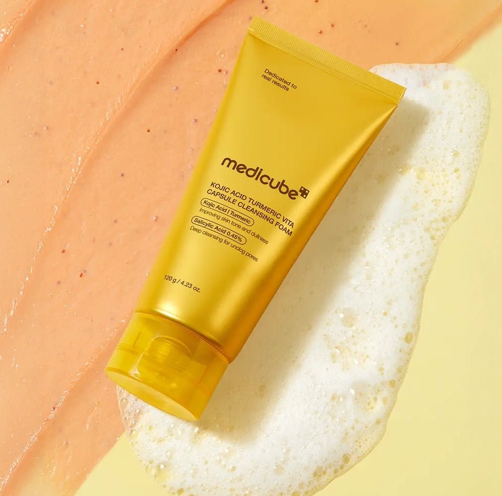 Medicube Kojic Acid Turmeric Vita Capsule Cleansing Foam 120g by Medicube – Facial Cleanser