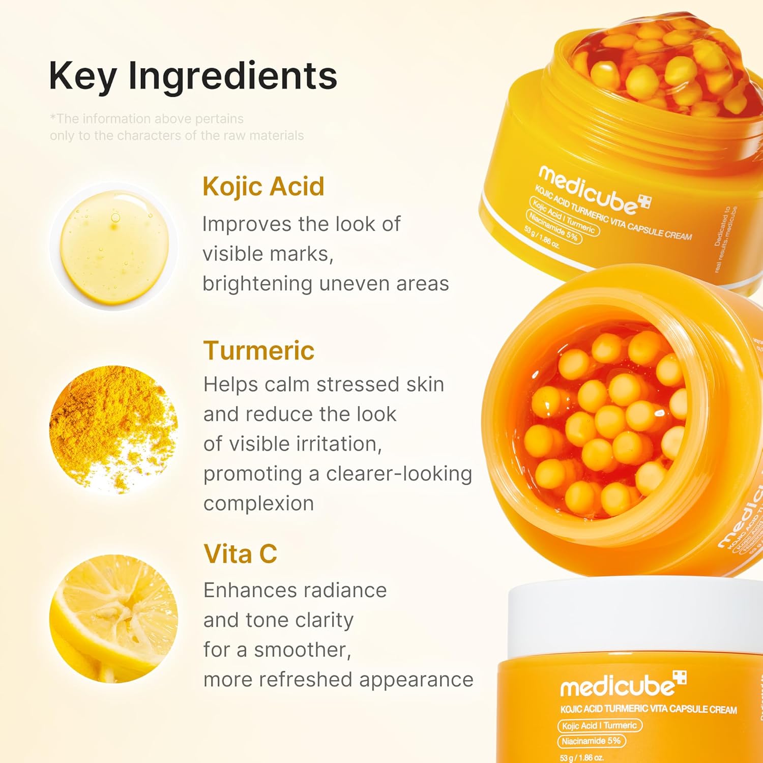 Medicube Kojic Acid Turmeric Vita Capsule Cream 53g by Medicube – Lotion & Cream