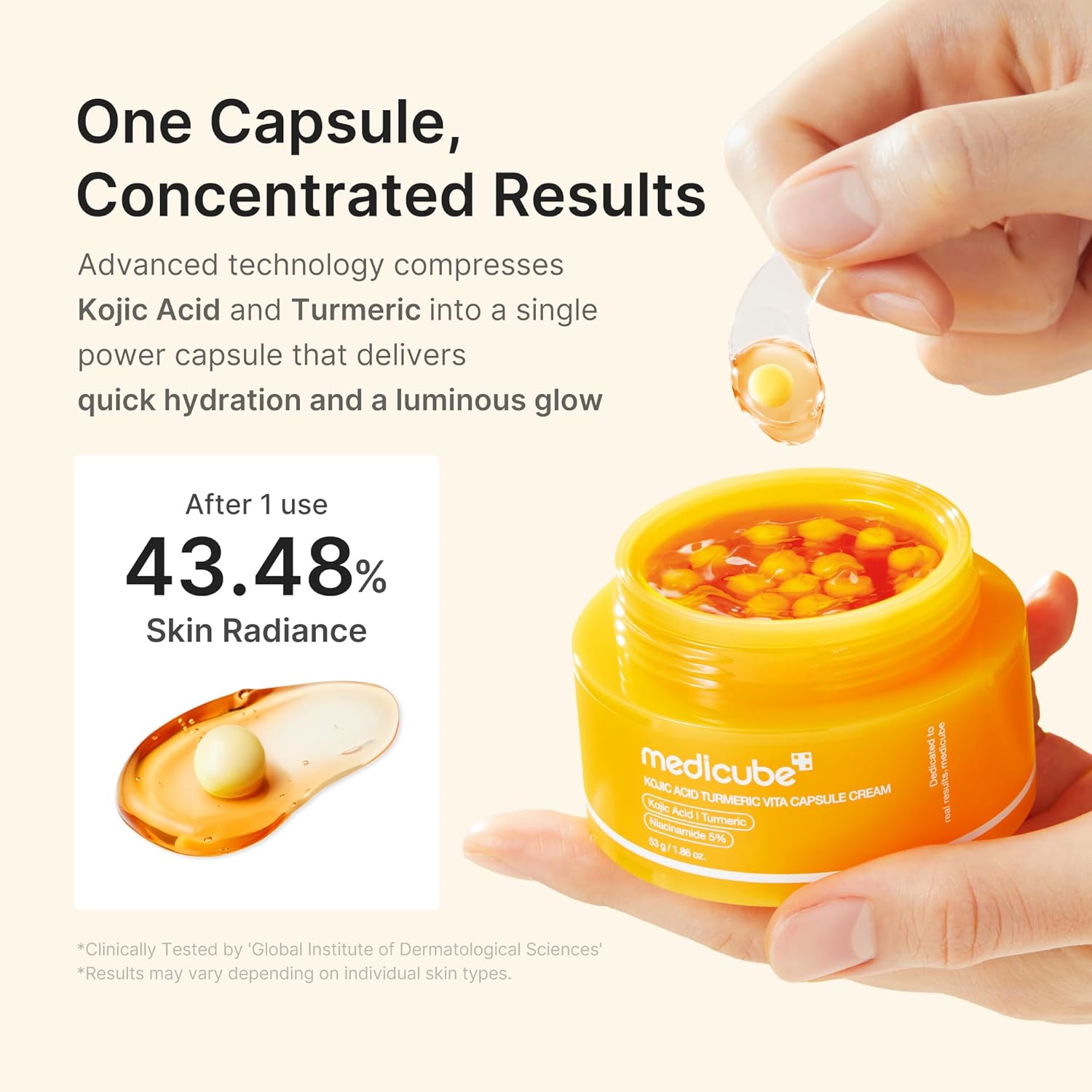 Medicube Kojic Acid Turmeric Vita Capsule Cream 53g by Medicube – Lotion & Cream
