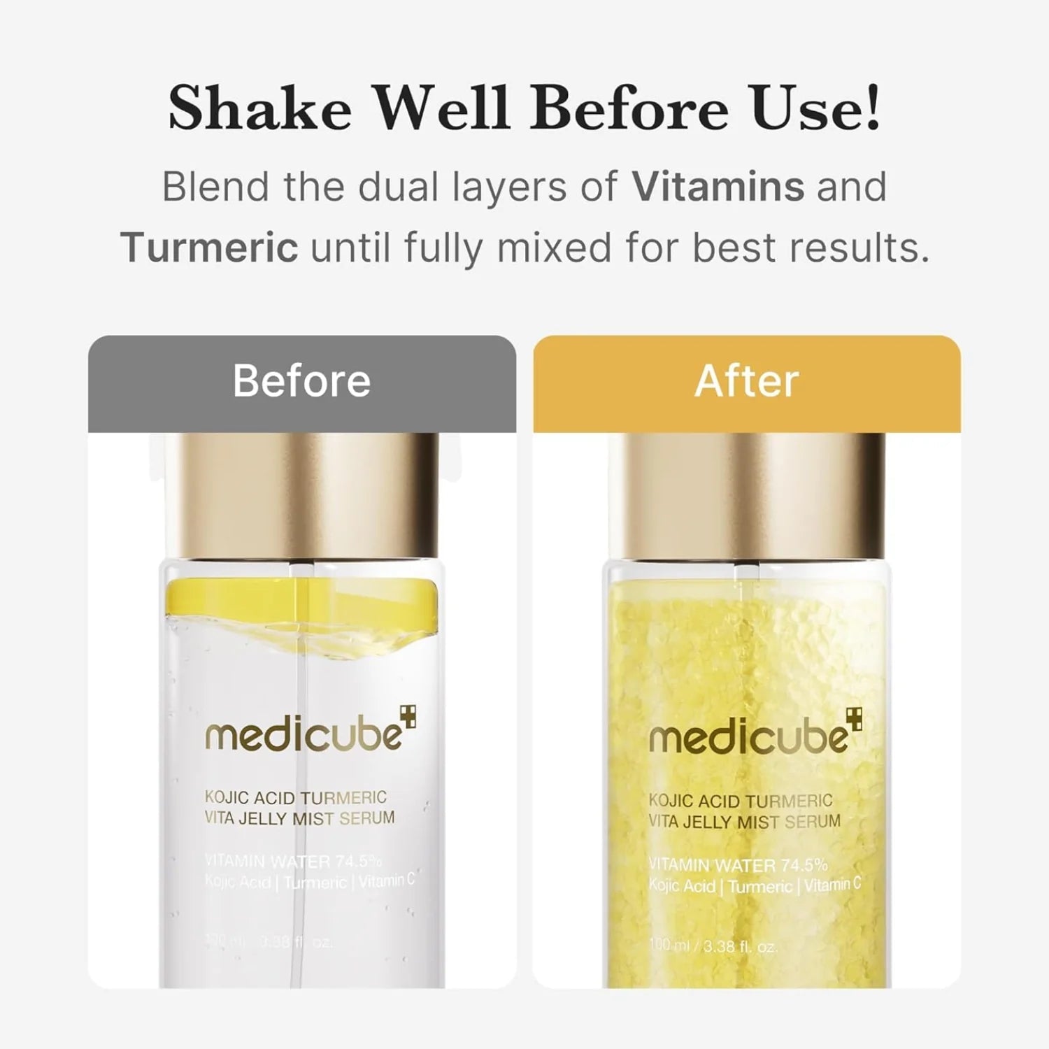 Medicube Kojic Acid Turmeric Vita Jelly Mist Serum 100ml by Medicube – Serum & Ampoule