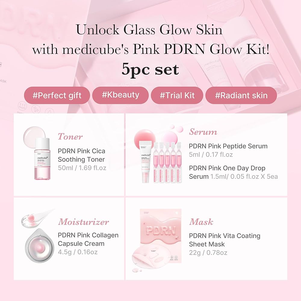 Medicube PDRN Glow Kit (3 Items) by Medicube – Skincare Set