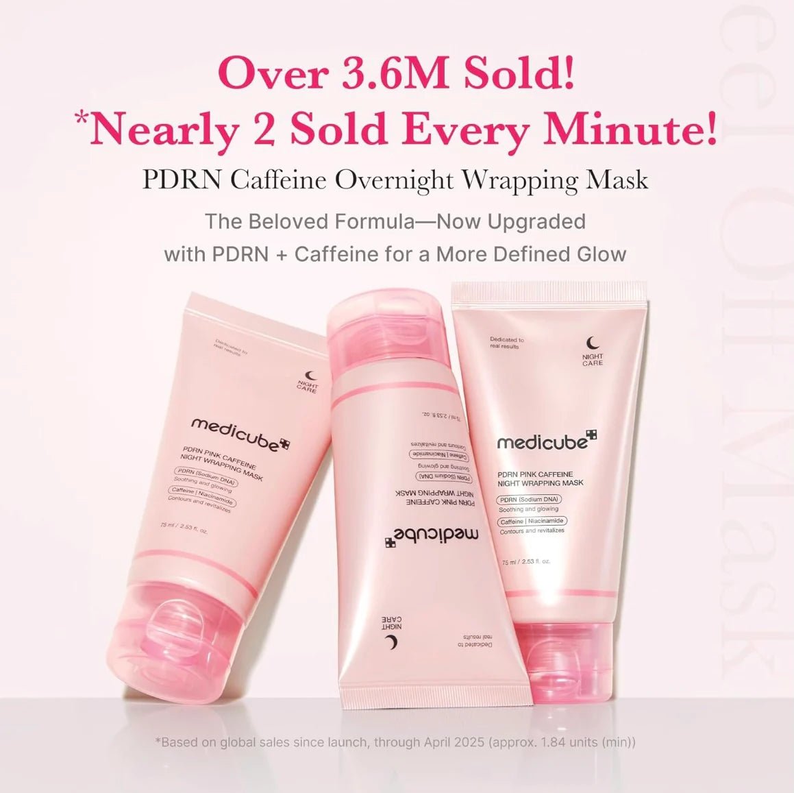 Medicube PDRN Pink Caffeine Night Wrapping Mask 75ml by Medicube – Wrapping Mask