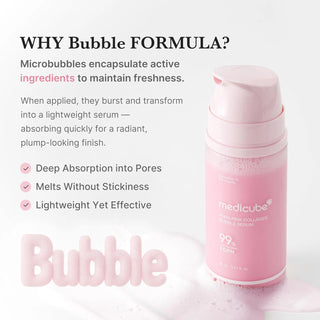 Medicube PDRN Pink Collagen Bubble Serum 95ml by Medicube – Serum & Ampoule photo
