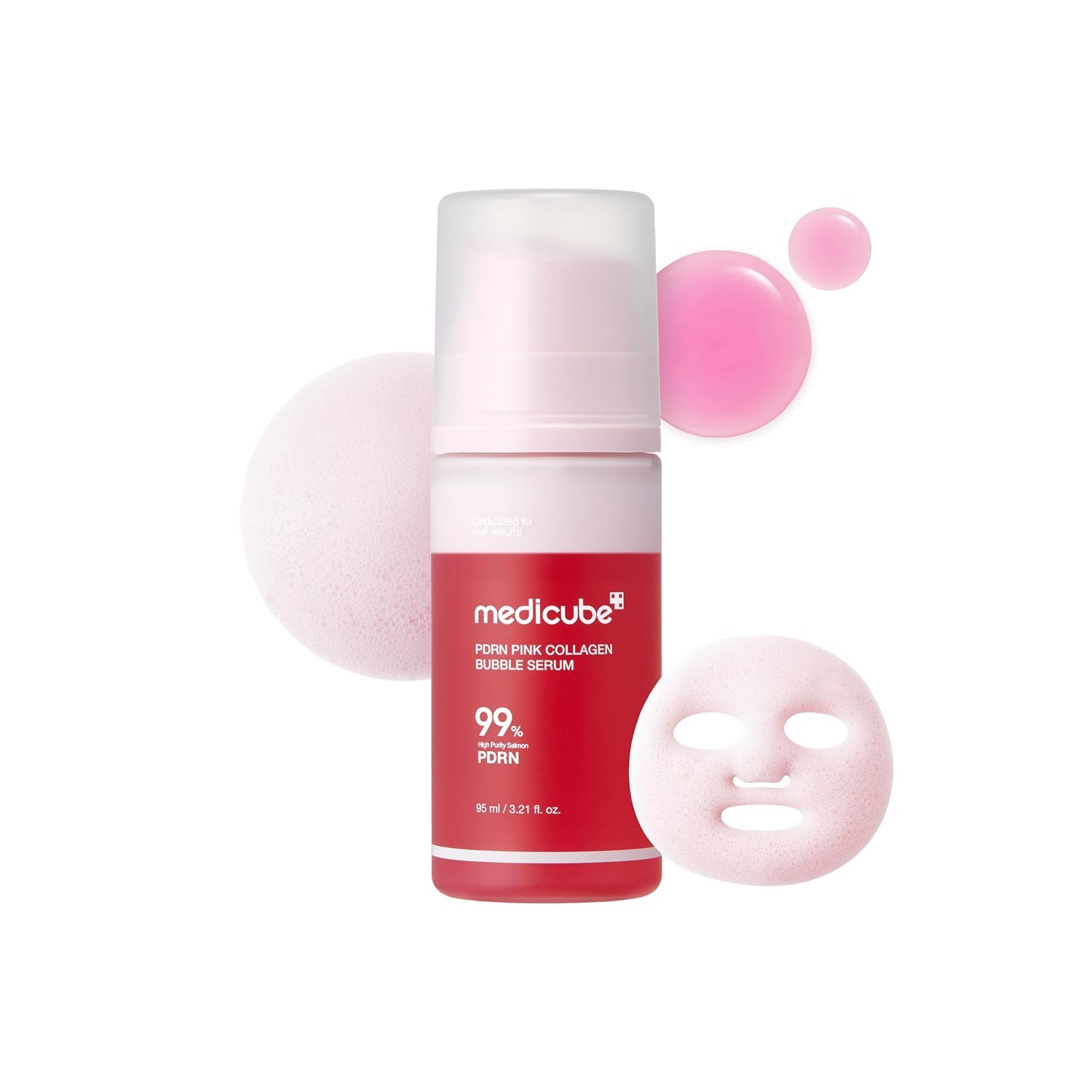 Medicube PDRN Pink Collagen Bubble Serum 95ml by Medicube – Serum & Ampoule