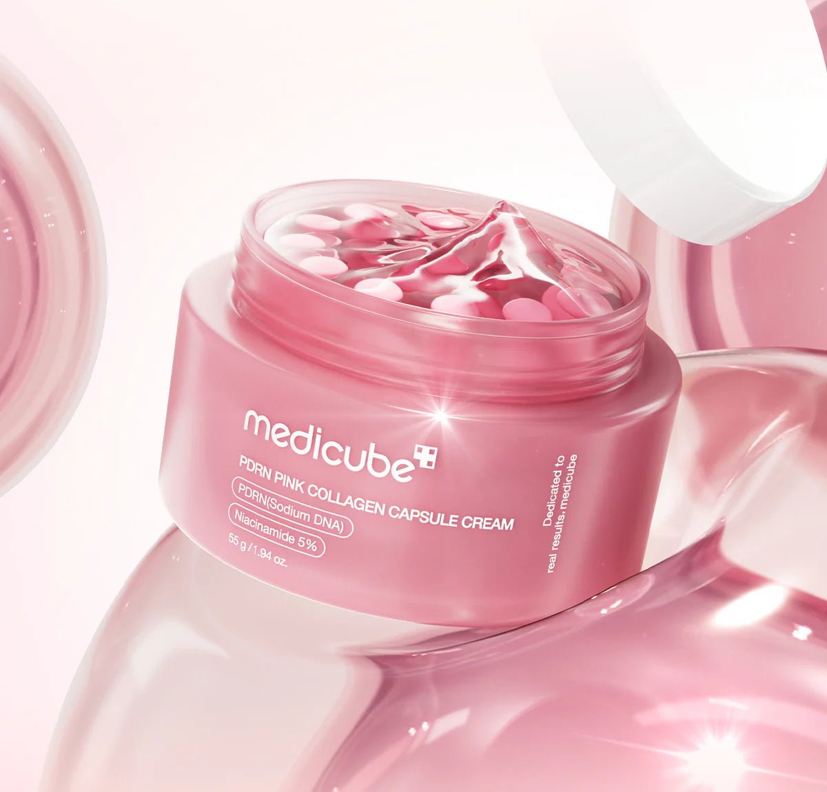 Medicube PDRN Pink Collagen Capsule Cream 55g by Medicube – Gel Moisturizer