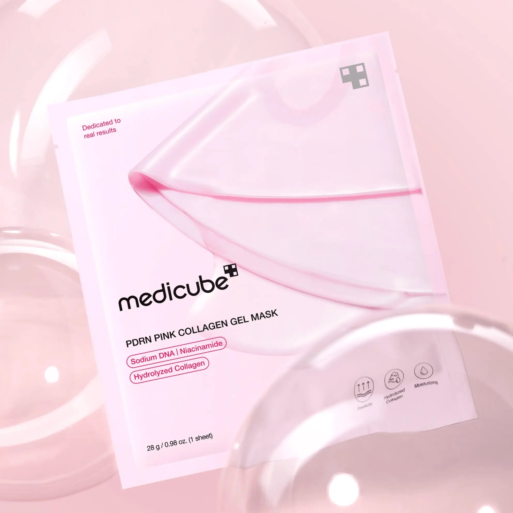 Medicube PDRN Pink Collagen Gel Mask (2 Sizes) by Medicube – Sheet Mask