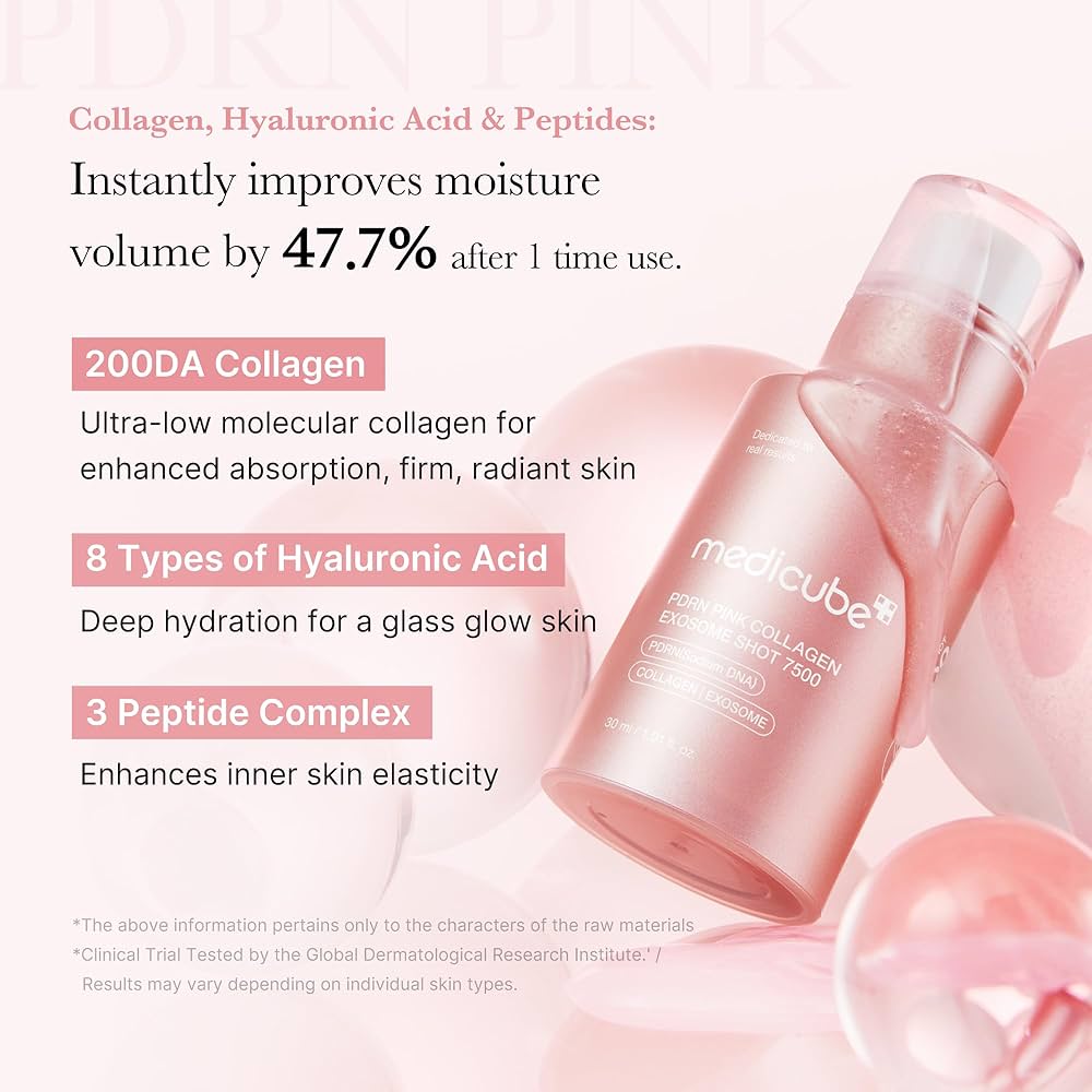 Medicube PDRN Pink Exosome Shot Serum 7500 30ml by Medicube – Serum & Ampoule