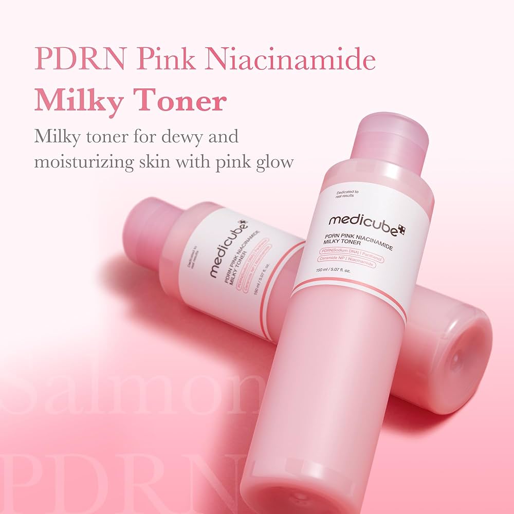 Medicube PDRN Pink Niacinamide Milky Toner 150ml by Medicube – Toner & Essence