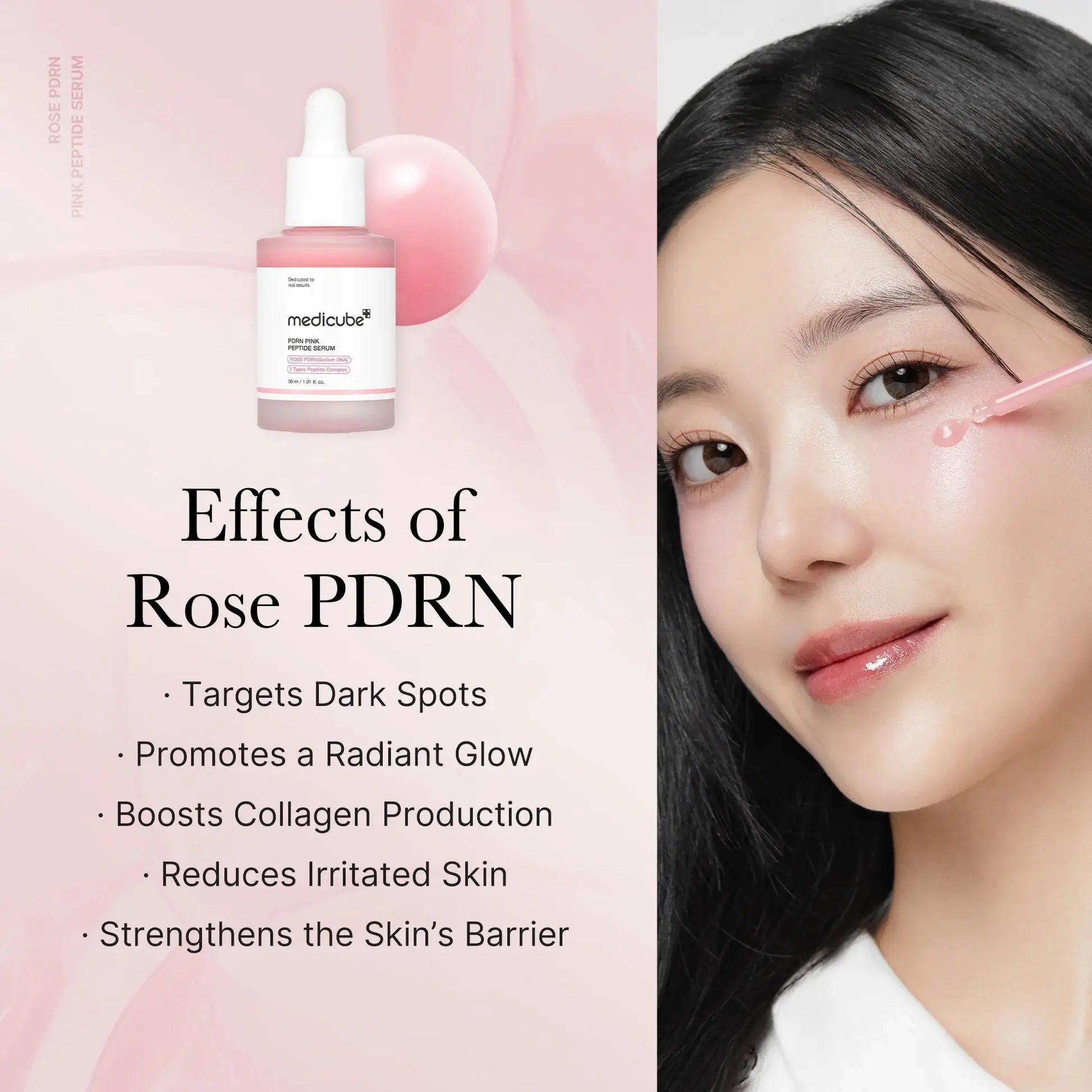 MEDICUBE PDRN Pink Peptide Serum 30ml by Medicube – Serum & Ampoule
