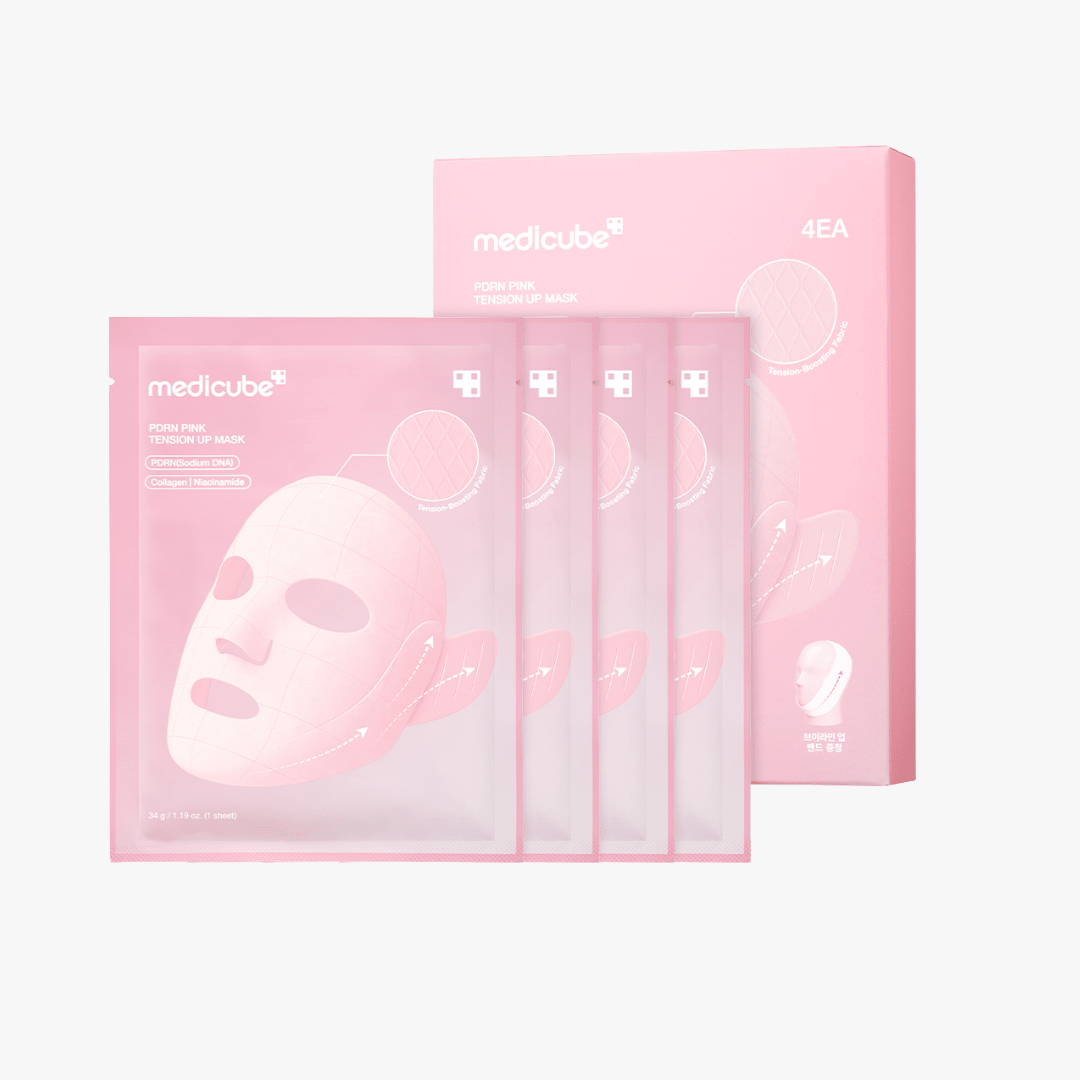 Medicube PDRN Pink Tension Up Mask 4pcs by Medicube – Sheet Mask