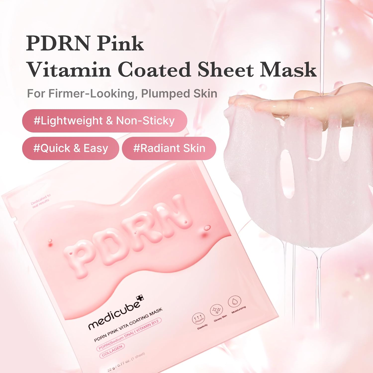 Medicube PDRN Pink Vita Coating Mask by Medicube – Sheet Mask