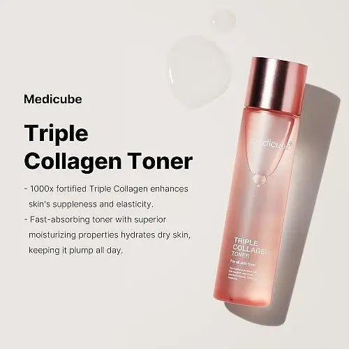MEDICUBE Triple Collagen Toner 140ml by Medicube – Toner & Essence