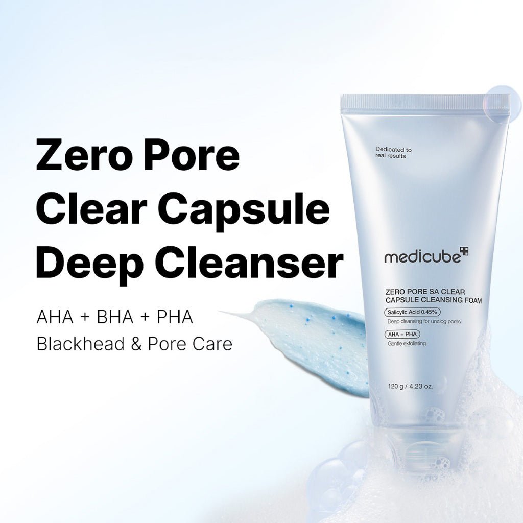 Medicube Zero Pore Clearing Capsule Cleansing Foam 120g by Medicube – Facial Cleanser