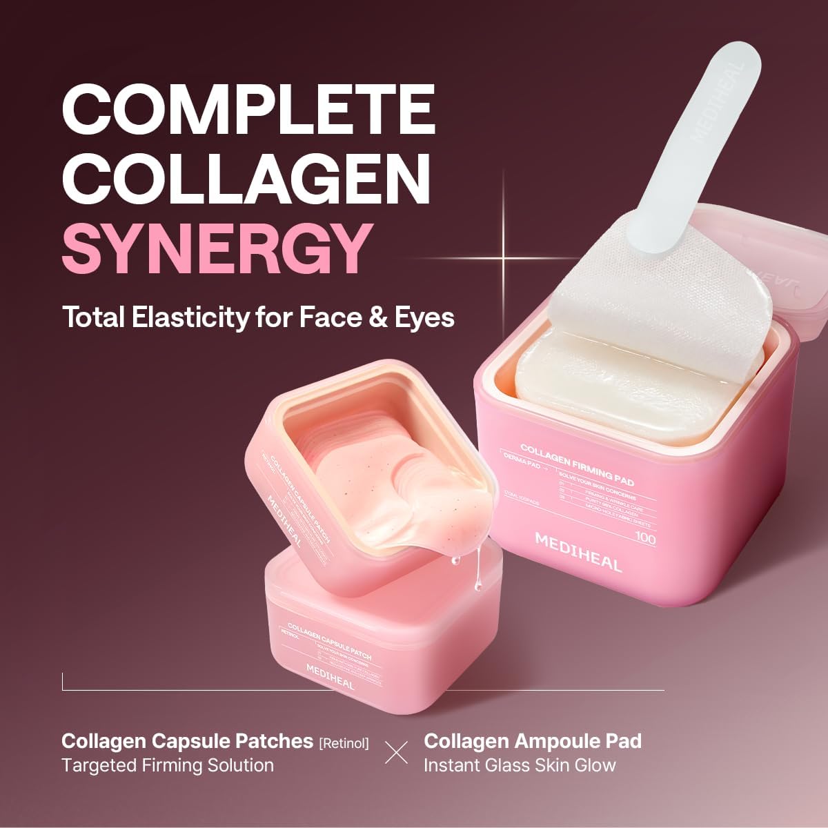 MEDIHEAL Collagen Capsule Patch Retinol Wrinkle Lifting 60pcs by Mediheal – Sheet Mask