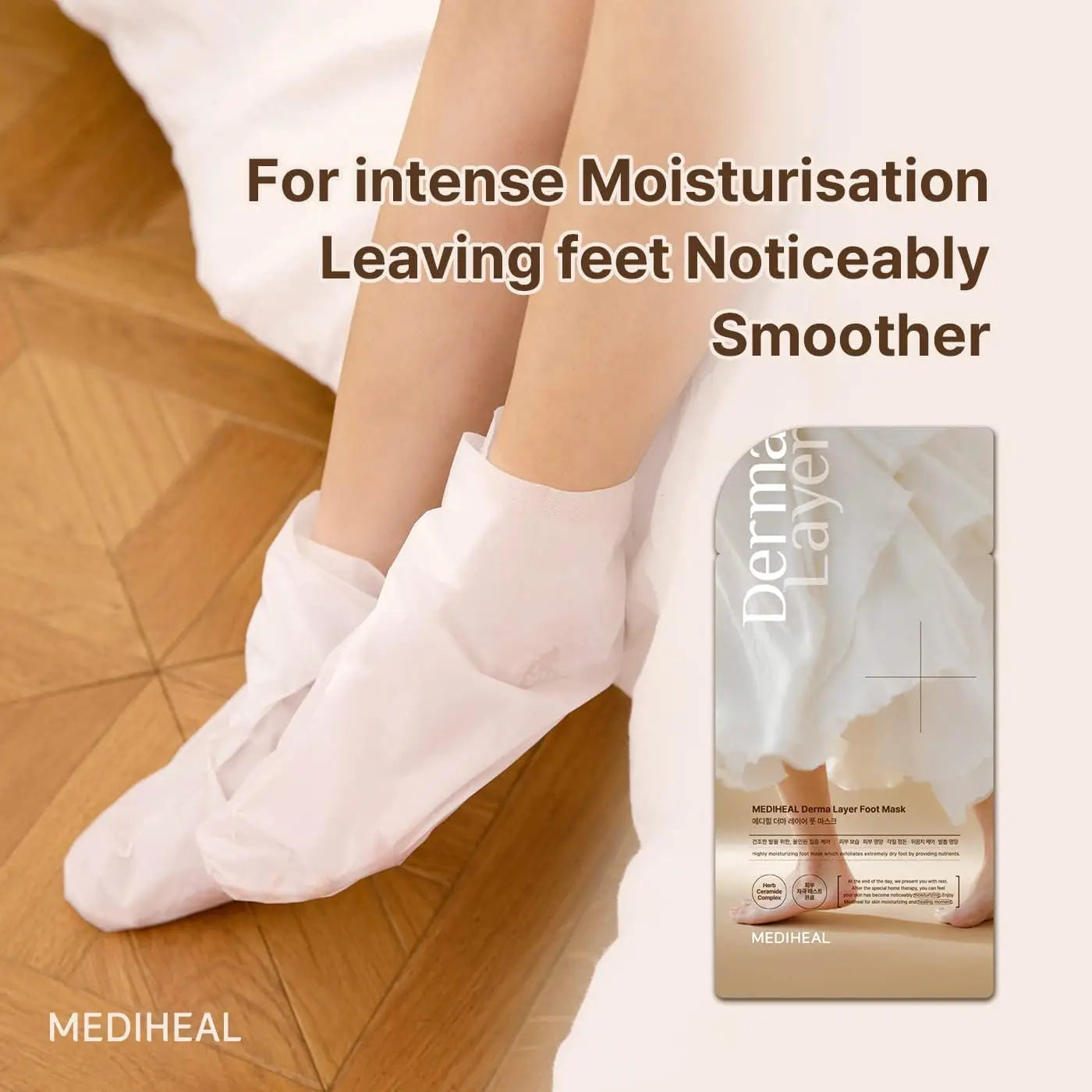 MEDIHEAL Derma Layer Foot Mask (5Packs) by Mediheal – Foot Care