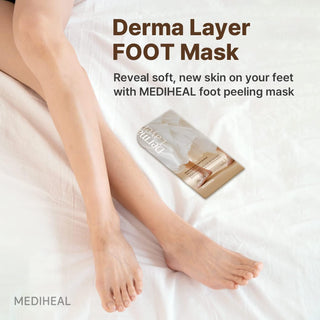 MEDIHEAL Derma Layer Foot Mask (5Packs) - Mediheal | Kiokii and...