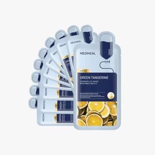 MEDIHEAL Dermaplus Green Tangerine Mask 10pcs by Mediheal – Sheet Mask photo