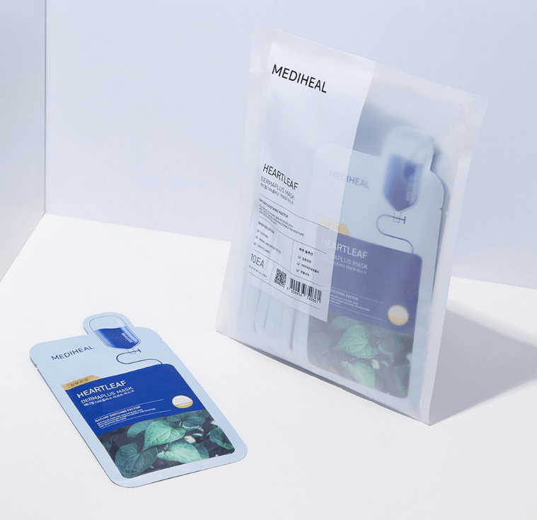 MEDIHEAL Dermaplus Heartleaf Mask 10pcs by Mediheal –