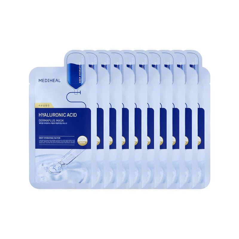 MEDIHEAL Dermaplus Low Molecular Hyaluronic Acid Mask 10pcs by Mediheal – Sheet Mask