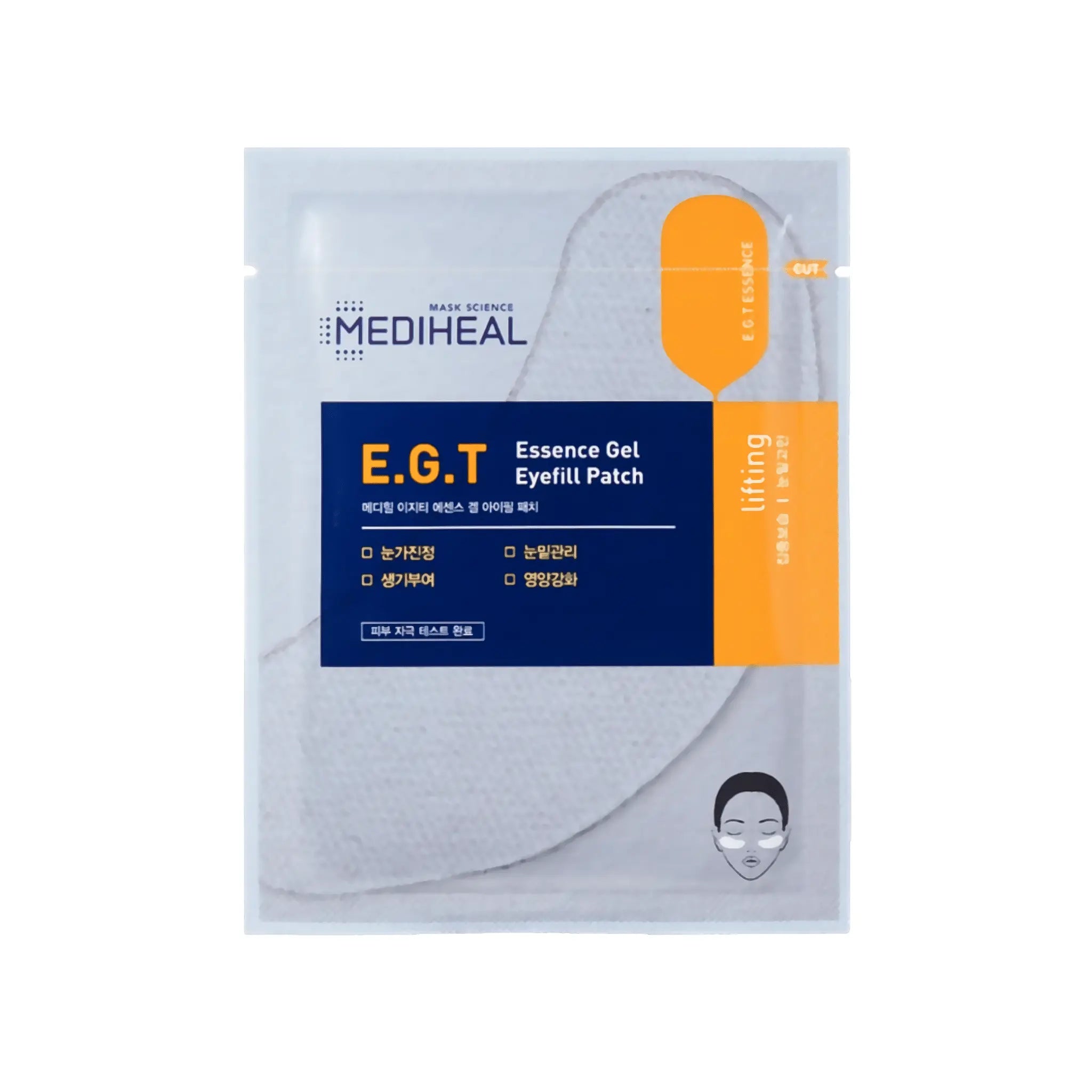 MEDIHEAL E.G.T Essence Gel Eyefill Patch 10 Patches by Mediheal – Sheet Mask
