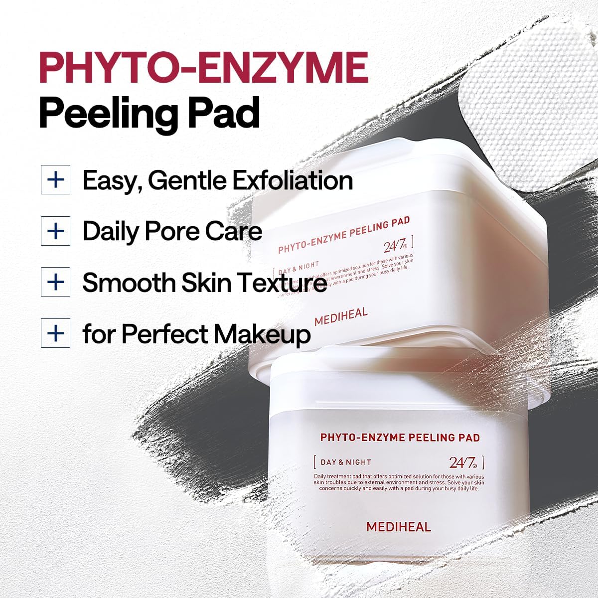 Mediheal Phyto-enzyme Peeling Pad Zipper Pouch 14pcs by Mediheal – Toner Pads