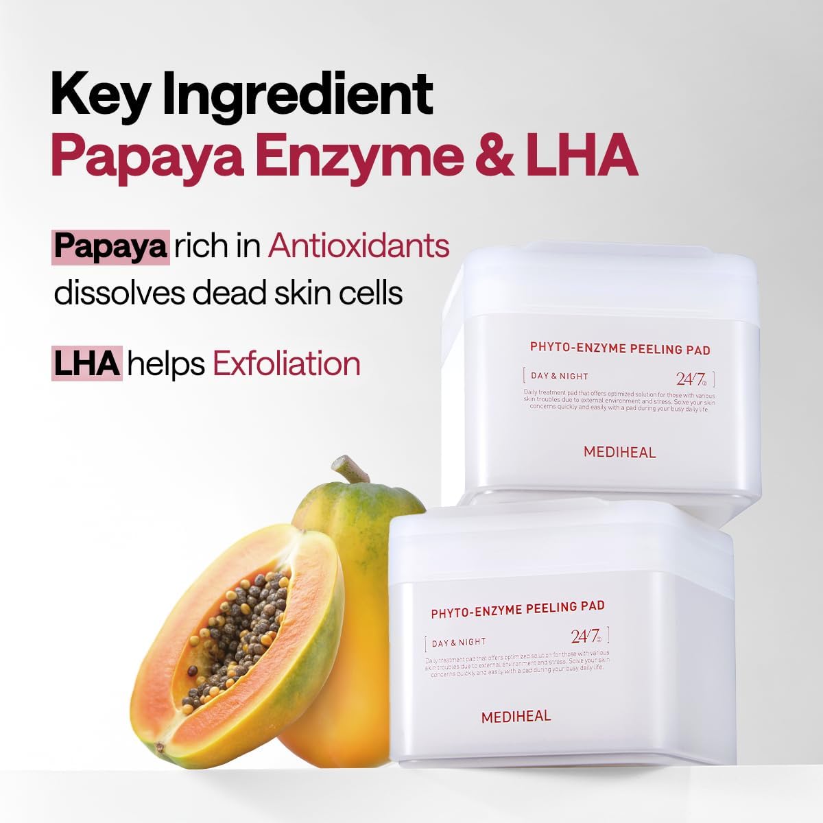 Mediheal Phyto-enzyme Peeling Pad Zipper Pouch 14pcs by Mediheal – Toner Pads