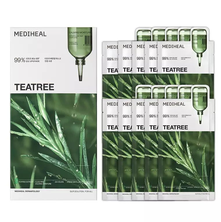 MEDIHEAL Essential Mask Calming Moisture 10 Pieces (2 Types) by Mediheal – Sheet Mask