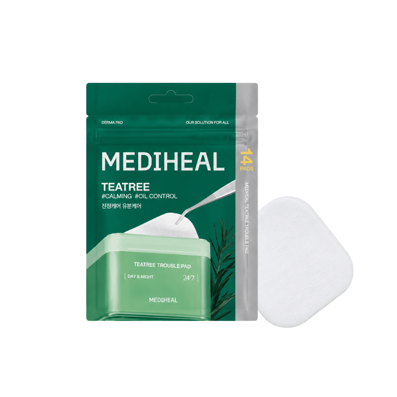 Mediheal Teatree Trouble Pad Zipper Pouch 14pcs by Mediheal – Toner Pads