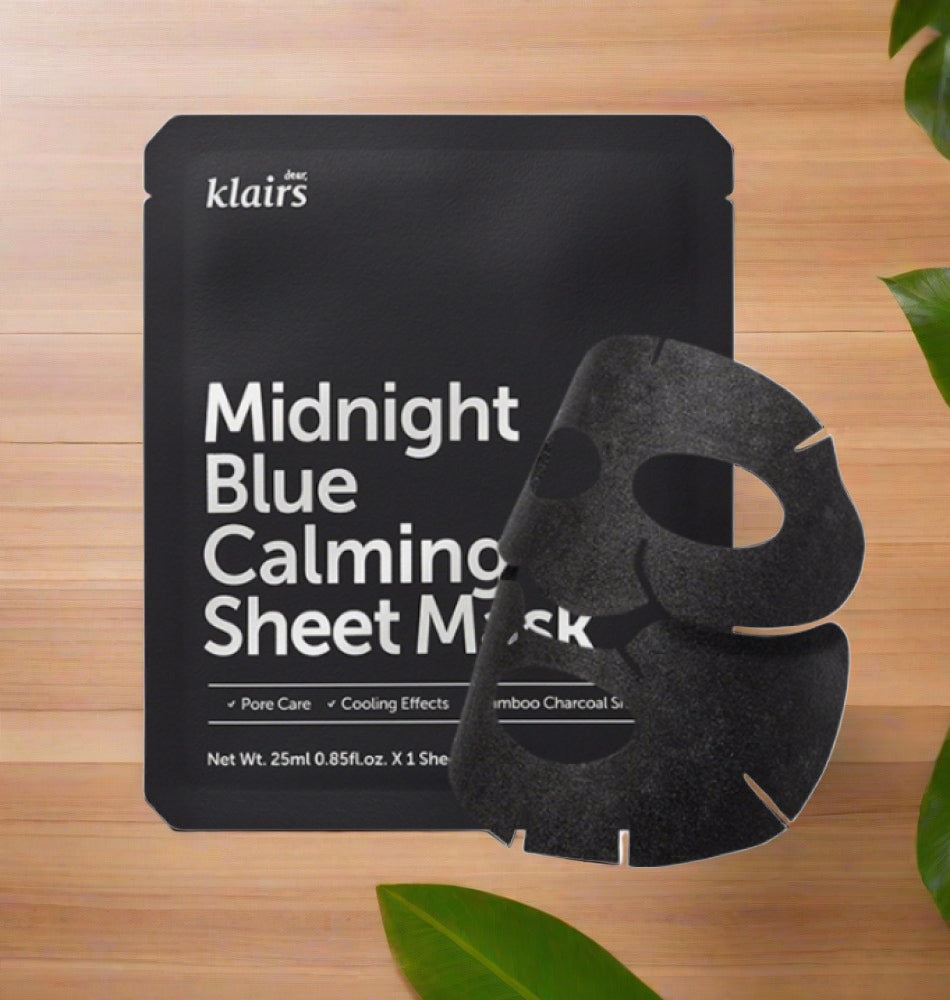 Midnight Blue Calming Sheet Mask - Klairs | Kiokii and...