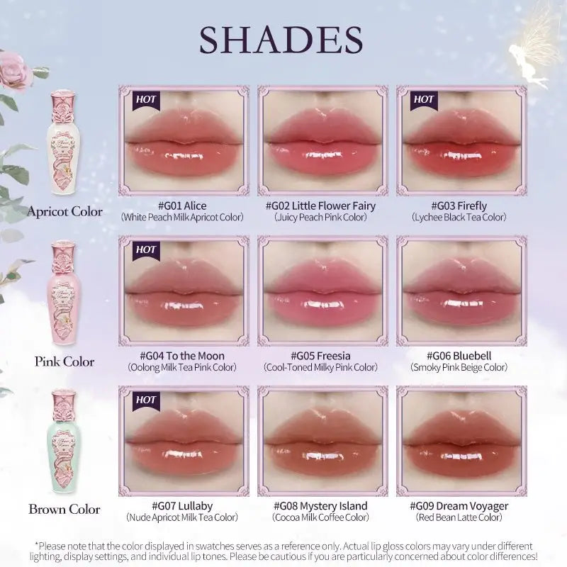 Flower Knows Midsummer Fairytales Collection Coating Lip Lacquer (9 Colors) by Flower Knows – Lip Gloss