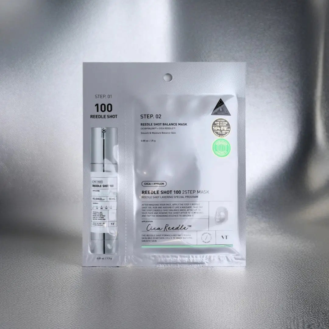 VT Cosmetics Mild Reedle Shot 100 2 - Step Mask 1pc by VT Cosmetics – Sheet Mask