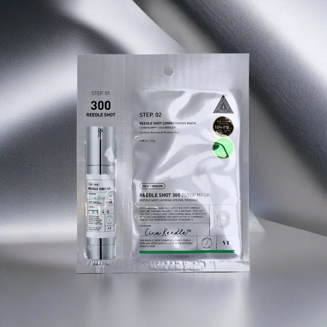 VT Cosmetics Mild Reedle Shot 300 2-Step Mask 1pc