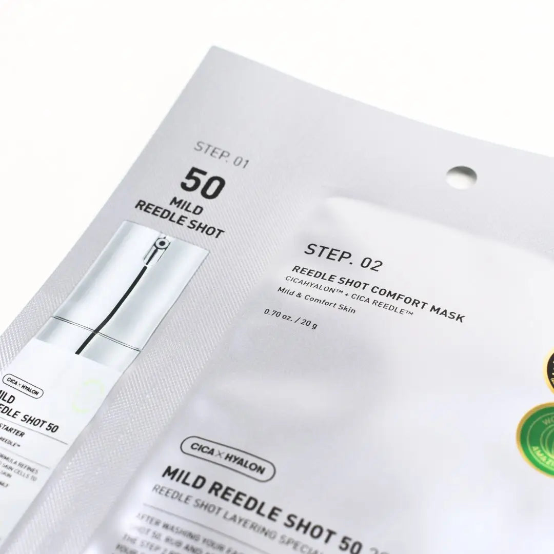 VT Cosmetics Mild Reedle Shot 50 2 - Step Mask 1pc by VT Cosmetics – Sheet Mask