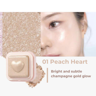 Milk Bling Heart lighter(6 colors) - Colorgram | Kiokii and...