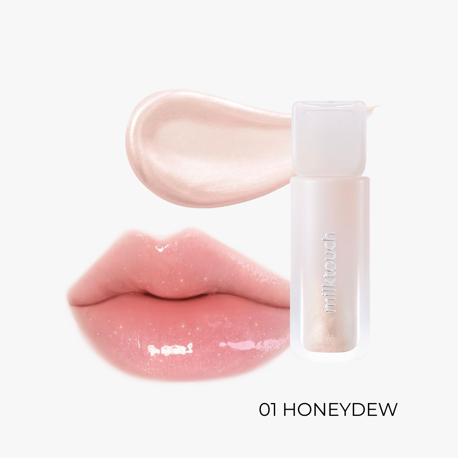 MilkTouch Dew Stain Sheer Aurora Gloss 3 Colors by MilkTouch – Lip Gloss
