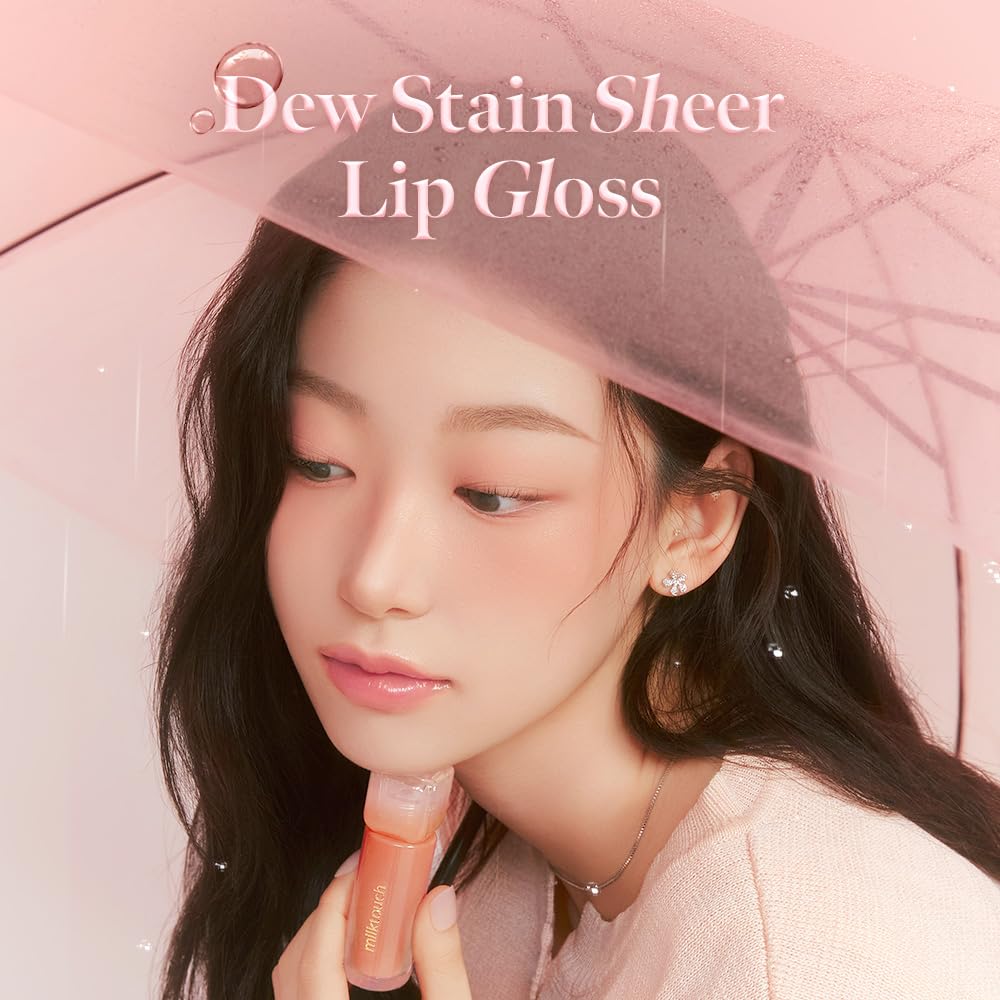 MilkTouch Dew Stain Sheer Lip Gloss 6 Colors by MilkTouch – Lip Gloss
