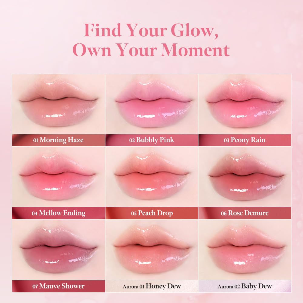 MilkTouch Dew Stain Sheer Lip Gloss 6 Colors by MilkTouch – Lip Gloss