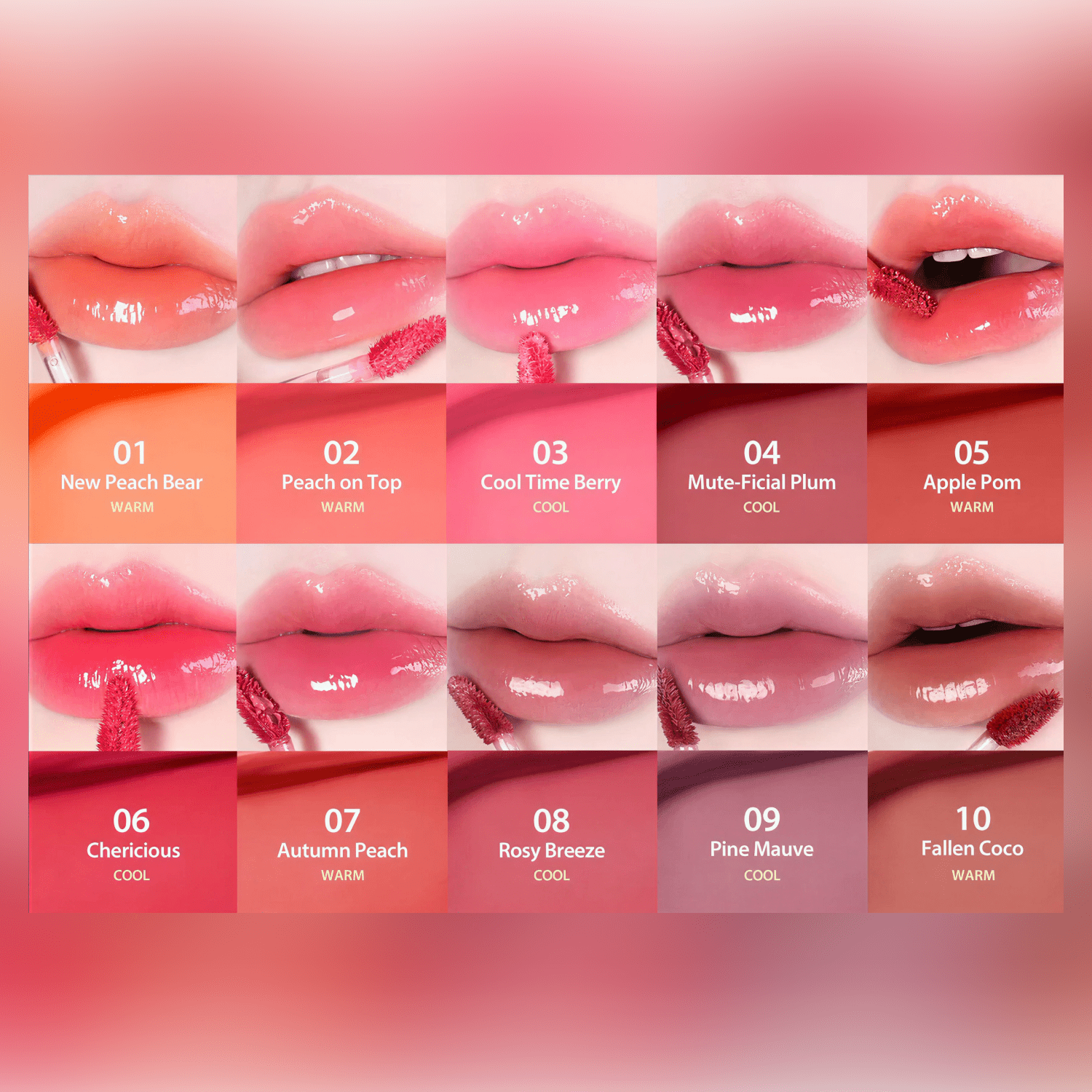 Milktouch Jelly Fit Tinted Glow Tint - 16 Colors by MilkTouch – Lip Tint & Stain