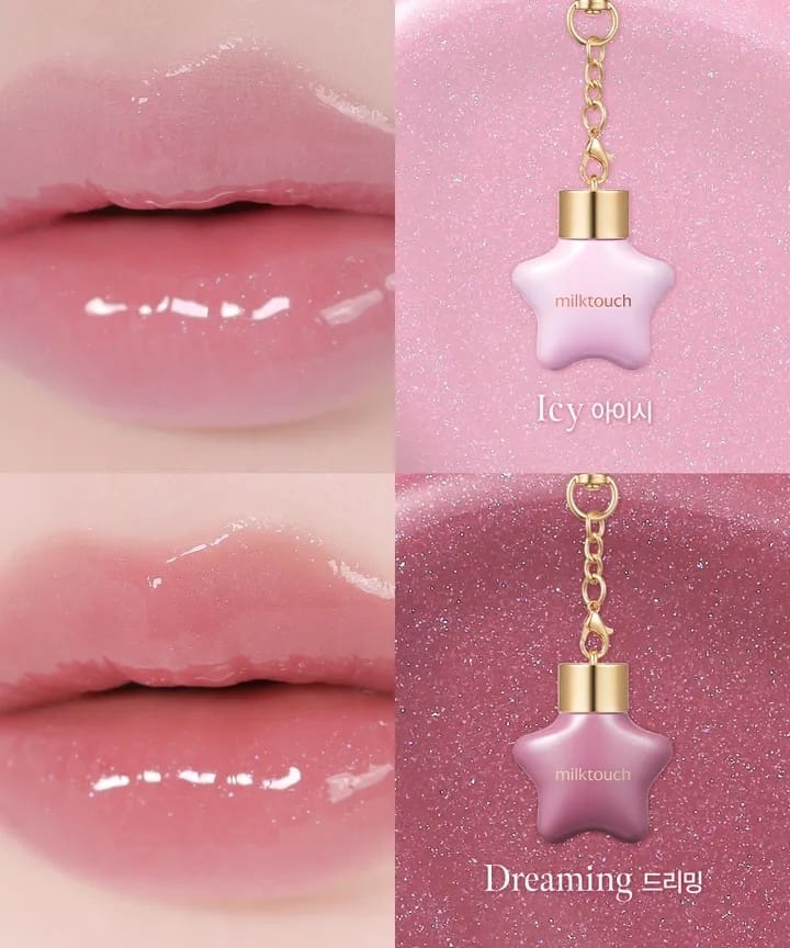 MilkTouch Ornament Prism Shine Pearl Gloss (5 Colors) by MilkTouch – Lip Gloss